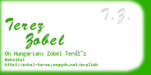 terez zobel business card